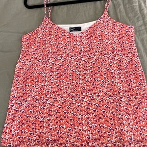 Purple and red heart tank top